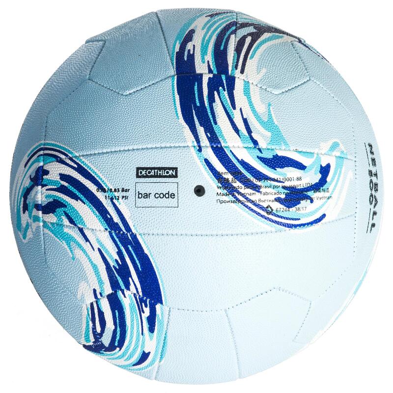 Ballon de Netball NB500 Bleu pour joueur, joueuse de netball confirmé(e)