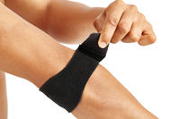 Men's/Women's Left/Right Supportive Elbow Strap - Black