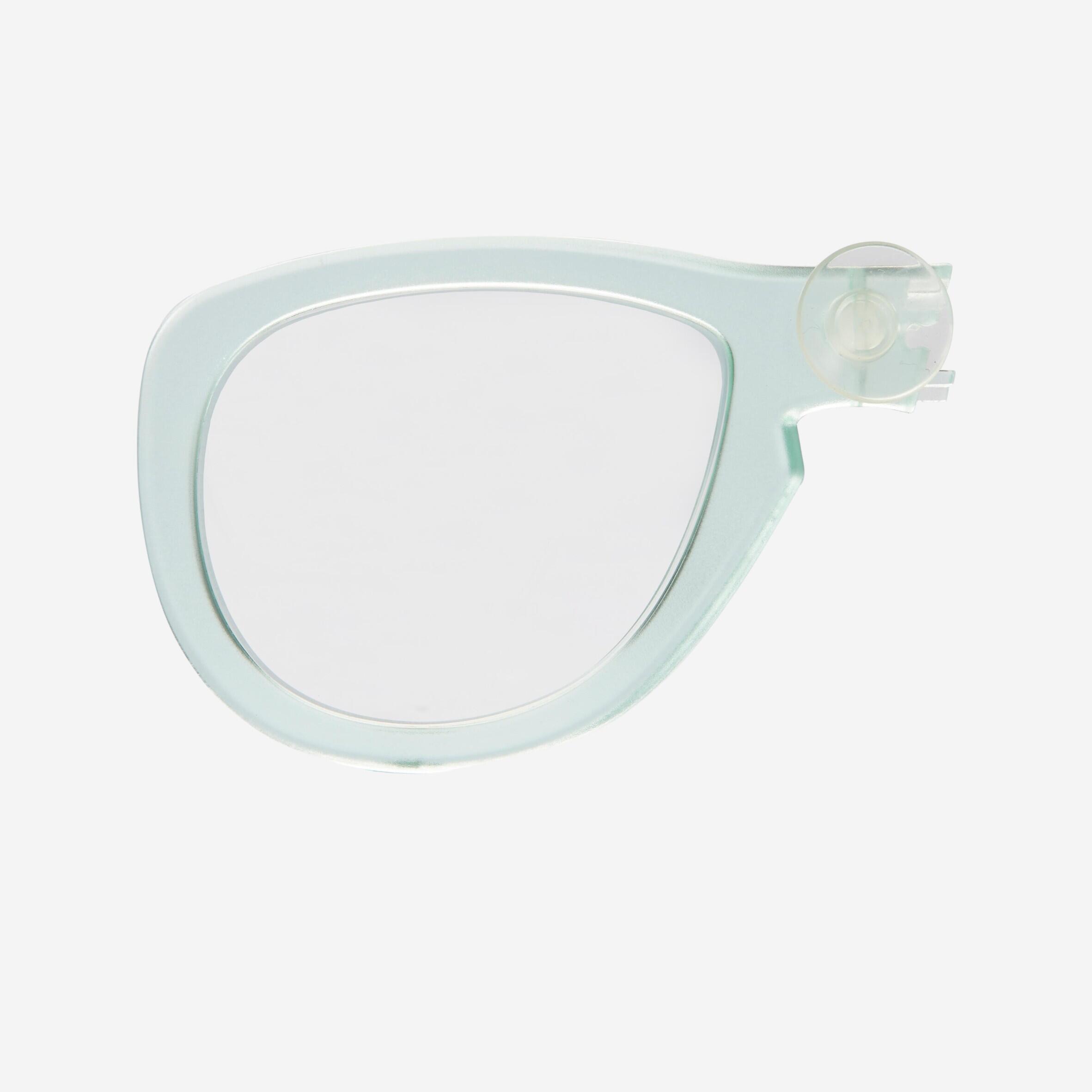 SUBEA Korekčné sklíčko pravé na krátkozrakosť do masky Easybreath mätovozelené -4