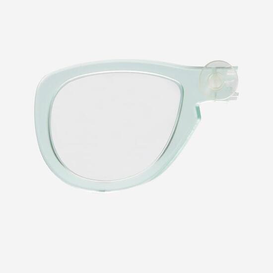 Verre correcteur droit myopie pour le masque Easybreath vert menthe