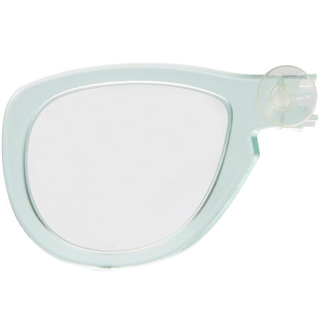 Verre correcteur droit myopie pour le masque Easybreath vert menthe