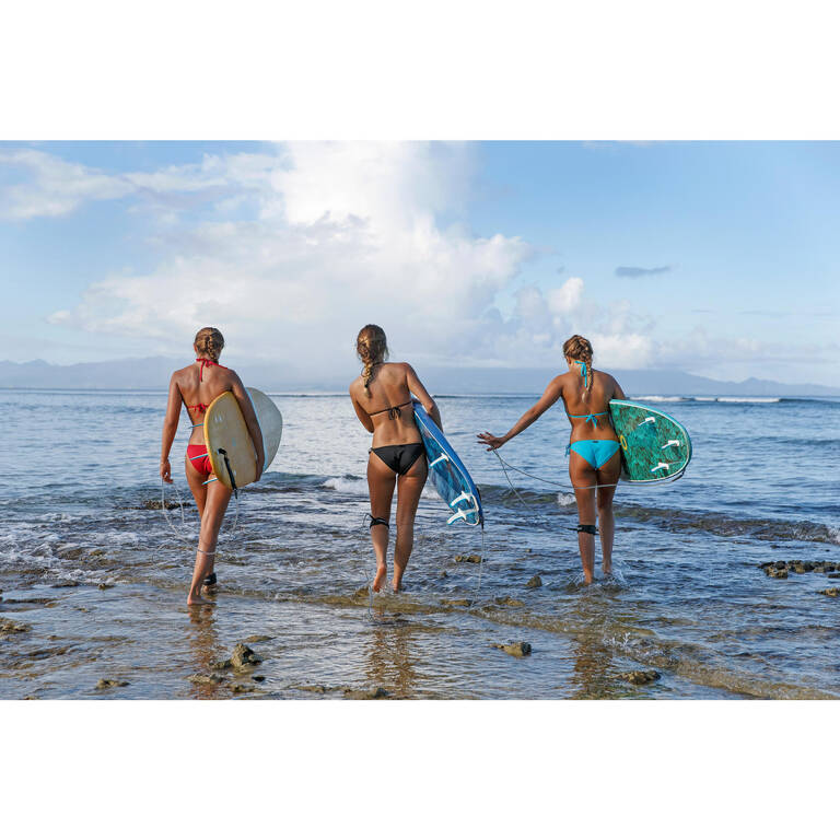 Mae Basic Women's Sliding Triangle Swimsuit Top - Hitam