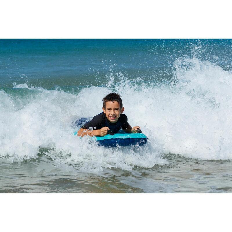 Bodyboard gonflable discovery enfant vert poignées