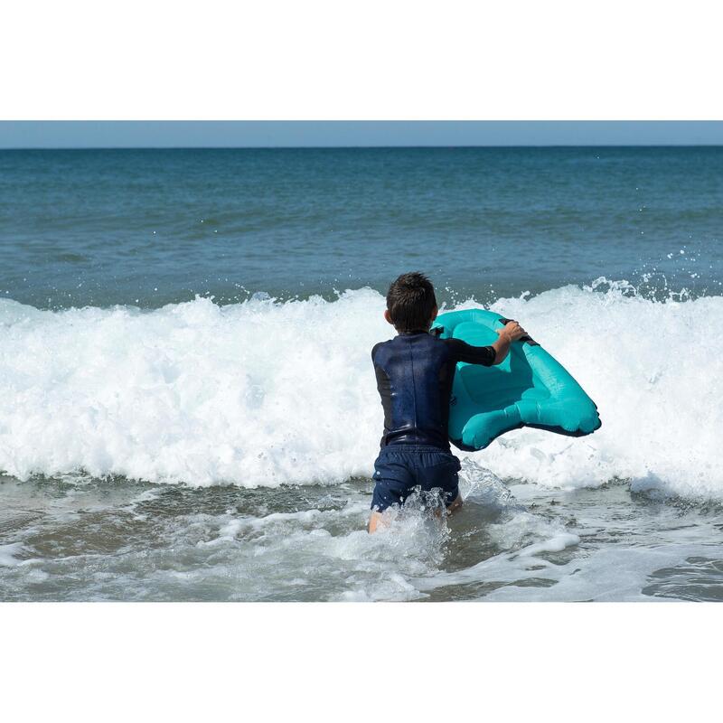 Bodyboard gonflable discovery enfant vert poignées