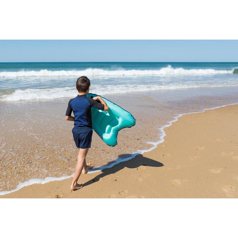 Kid’s inflatable Bodyboard DISCOVERY 4 years old-8 years old (15-25Kg) blue