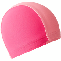 Bonnet de bain bébé bicolor rose en maille