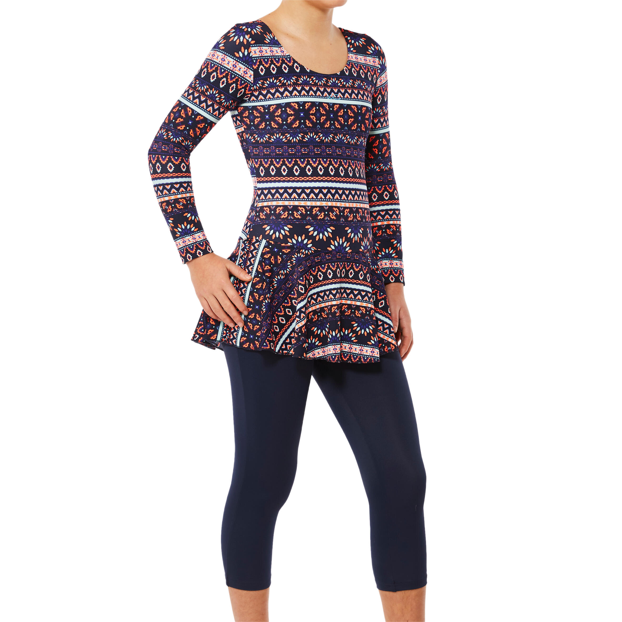 swimsuit dress with sleeves
