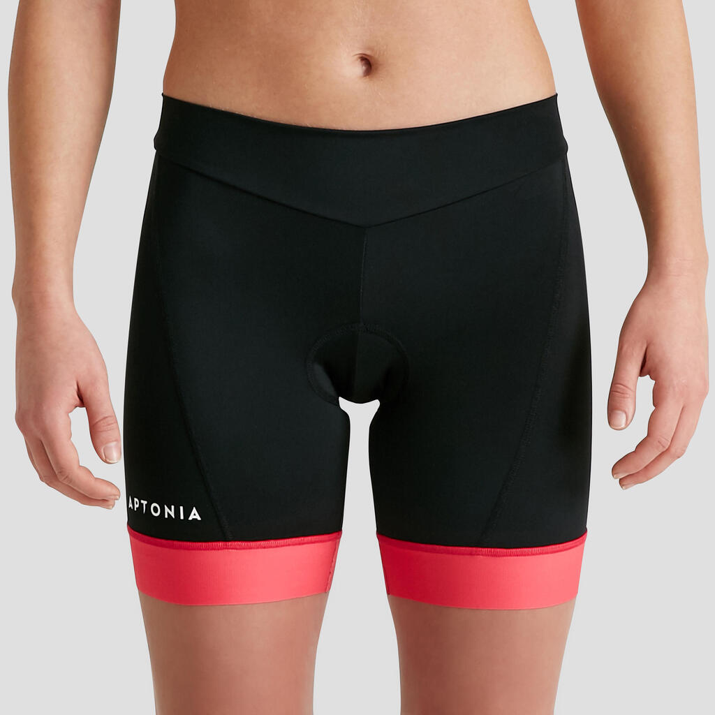 WOMEN'S TRIATHLON TRISUIT BOTTOMS BLACK PINK