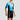 LD Triathlon Men Short Sleeves Trisuit Front Zip Blue/Black