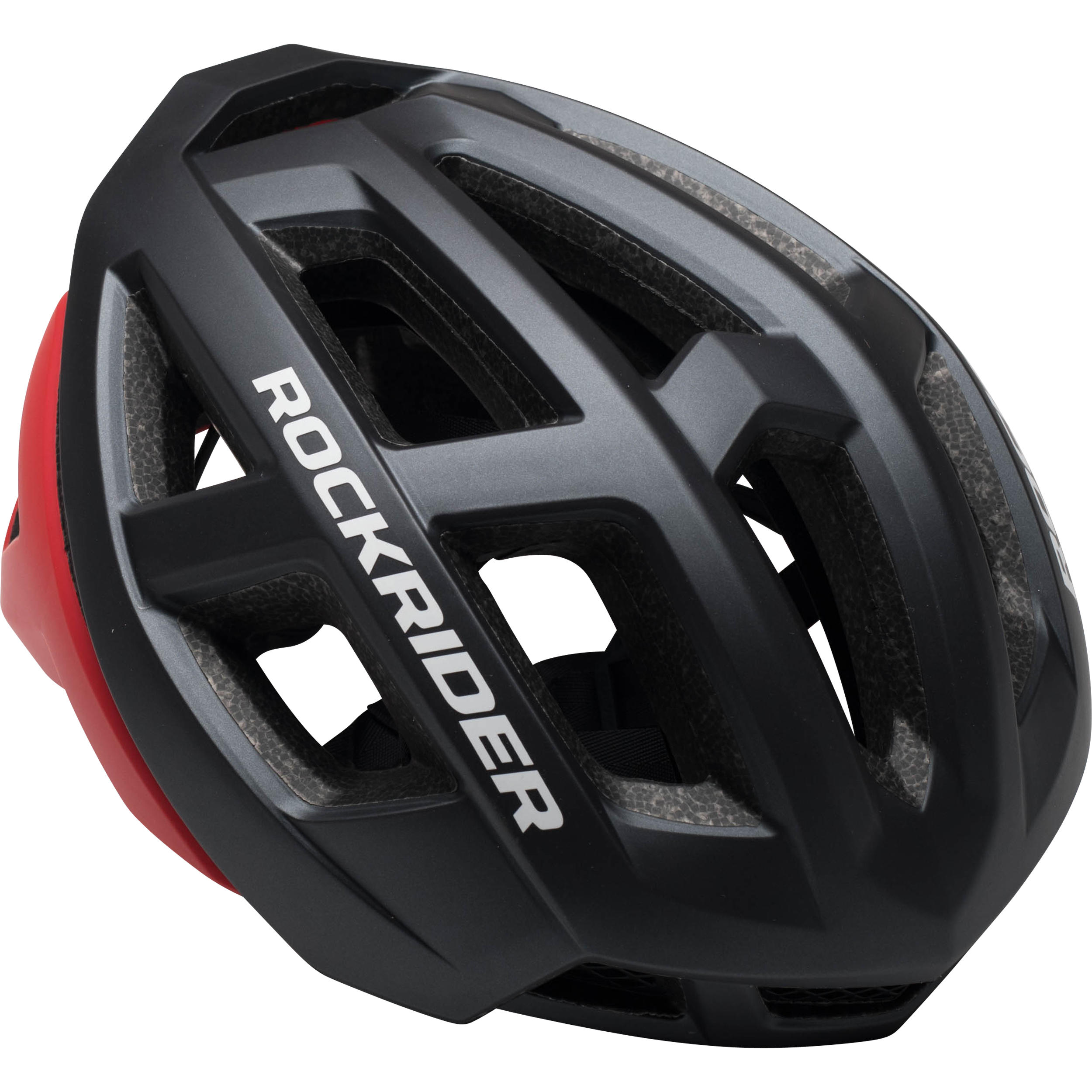 ROCKRIDER XC MTB Helmet - Grey/Red
