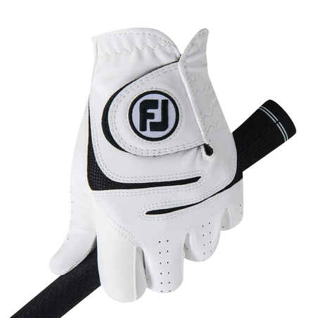 Pánska golfová rukavica Weathersof pre pravákov biela