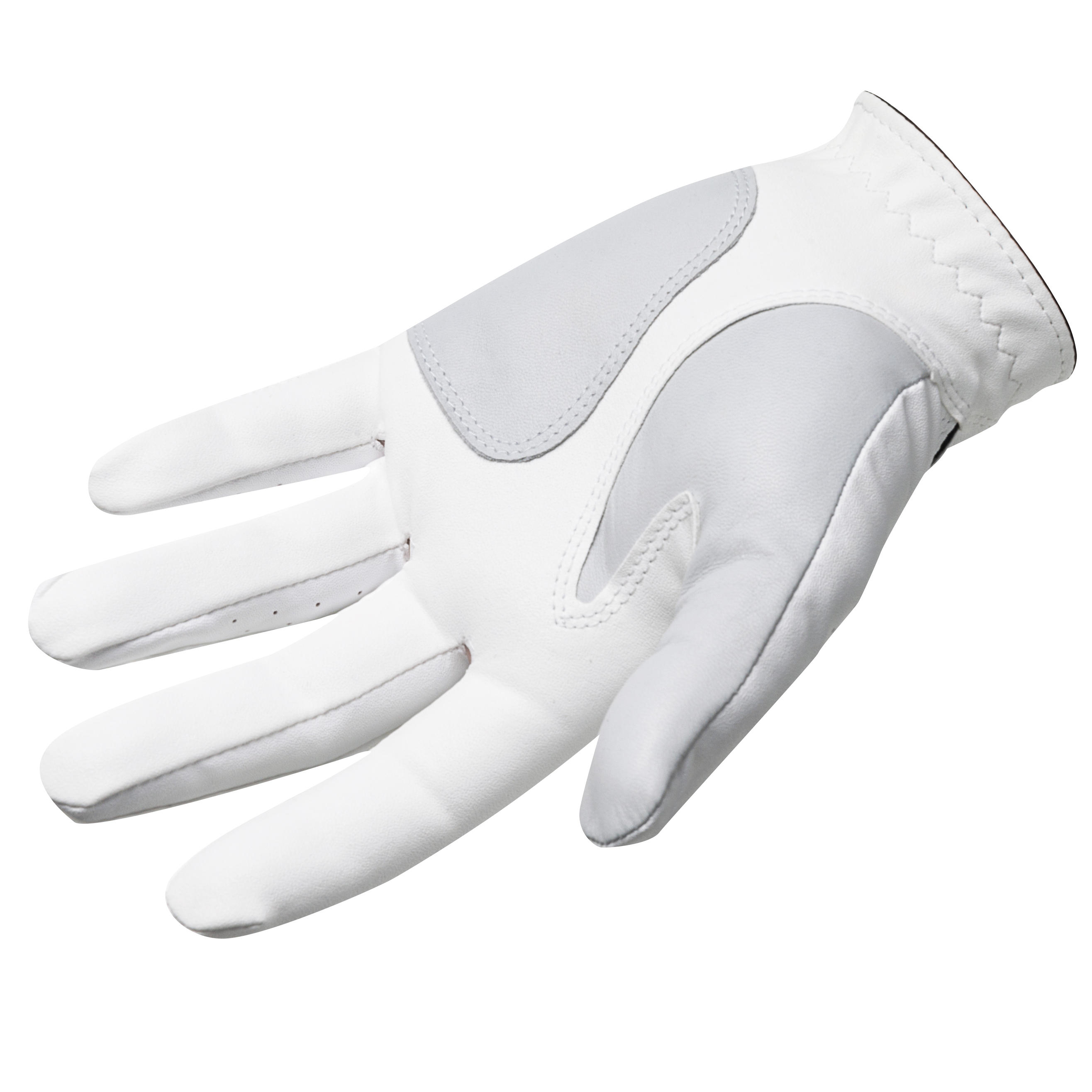 MEN'S GOLF GLOVE WEATHERSOF RIGHT HANDED - FOOTJOY WHITE 2/4