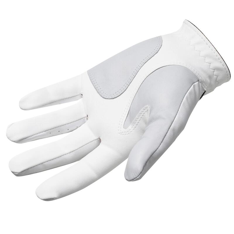 Pánská golfová rukavice Weathersof pro praváky bílá