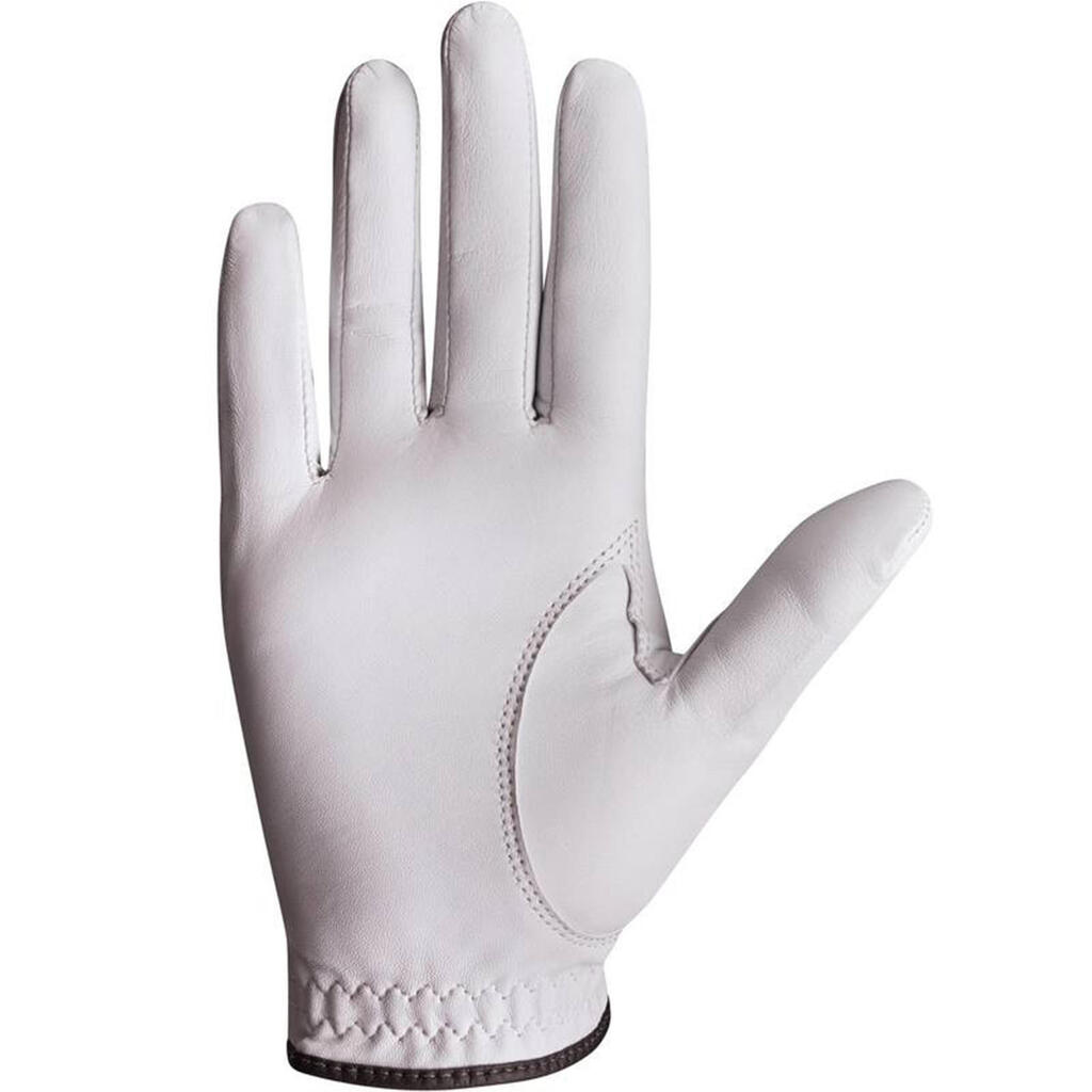 500 Women's Golf Advanced and Expert Glove - Left-Hander White