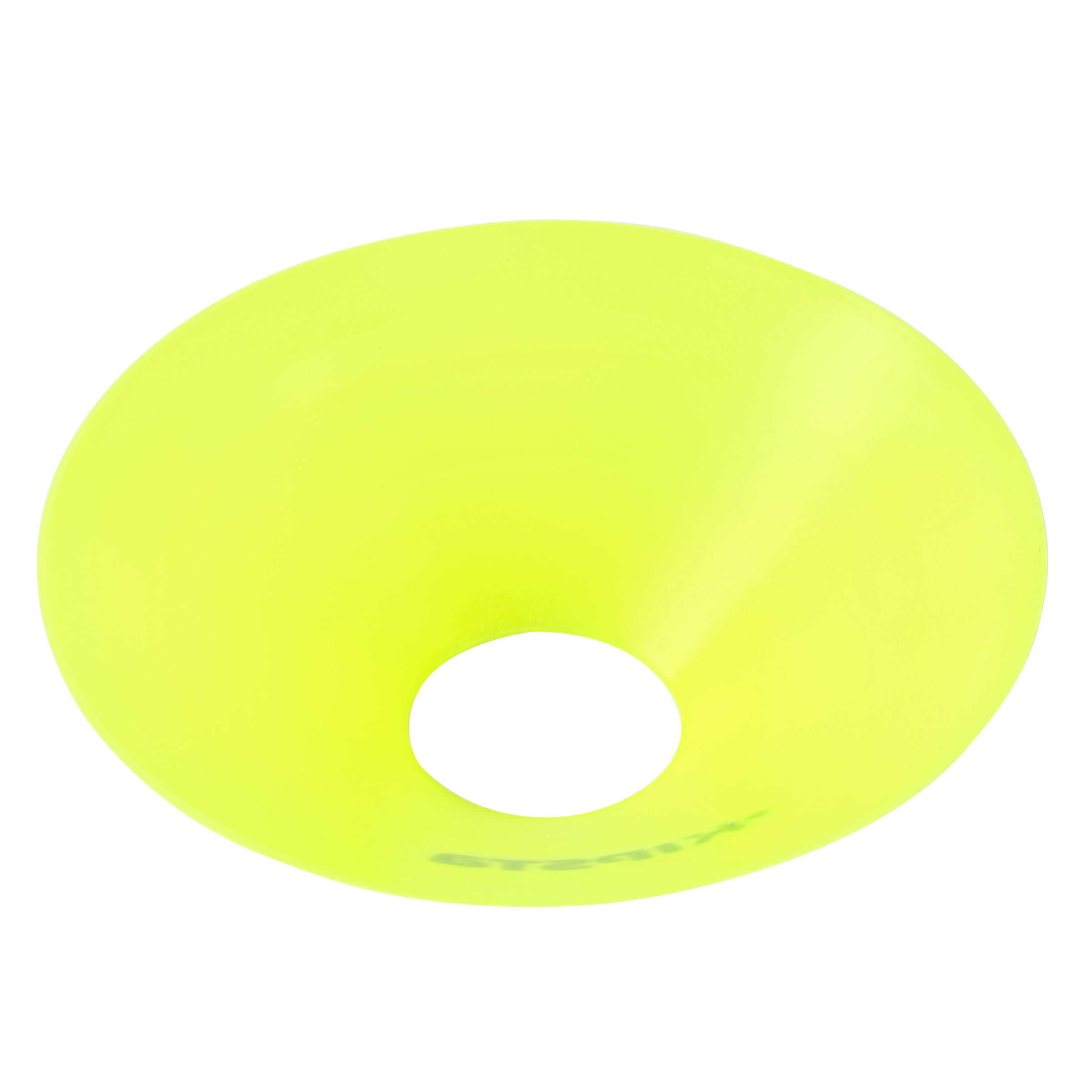 Flat Disc Markers 10-Pack - Neon Yellow 15/18