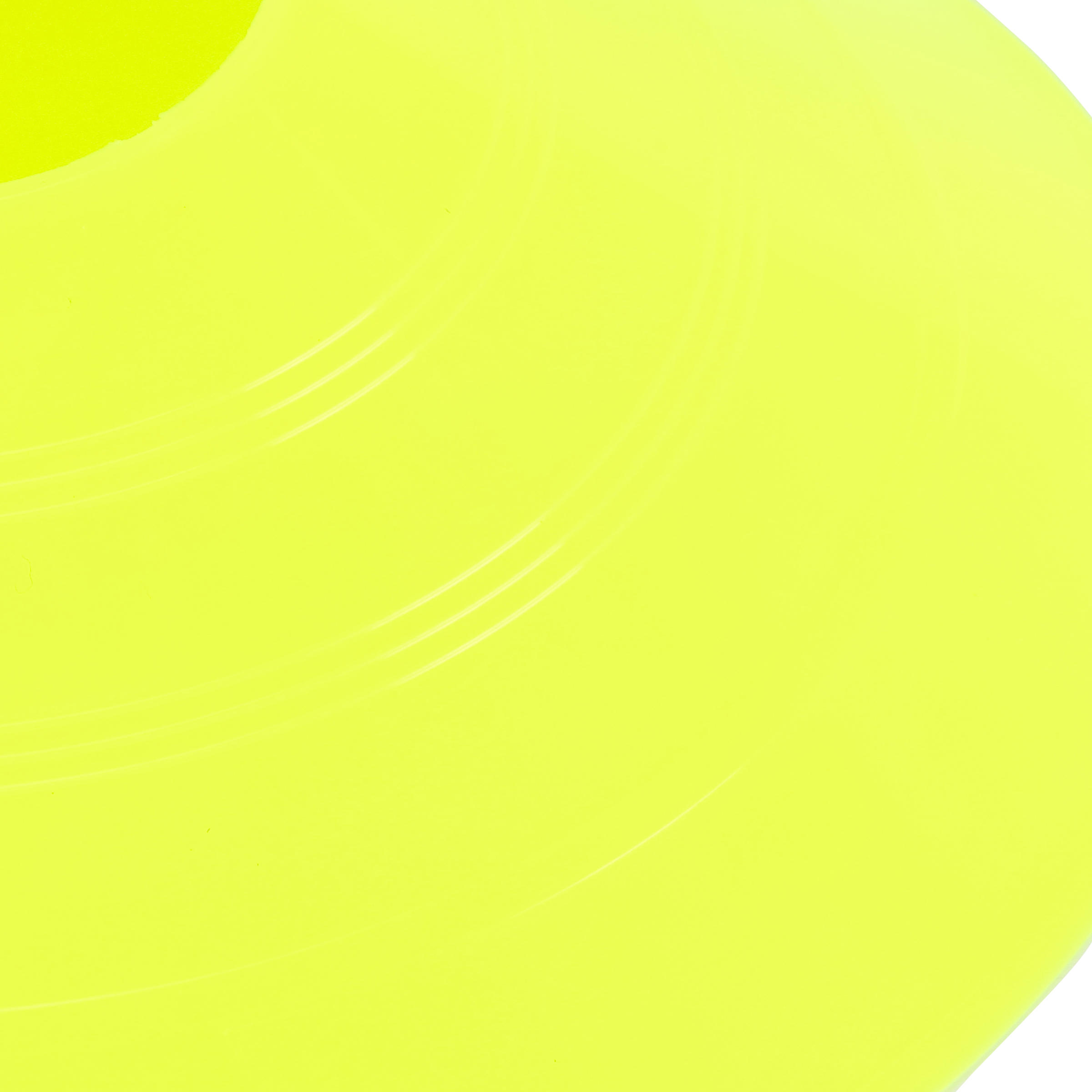 Flat Disc Markers 10-Pack - Neon Yellow 11/18