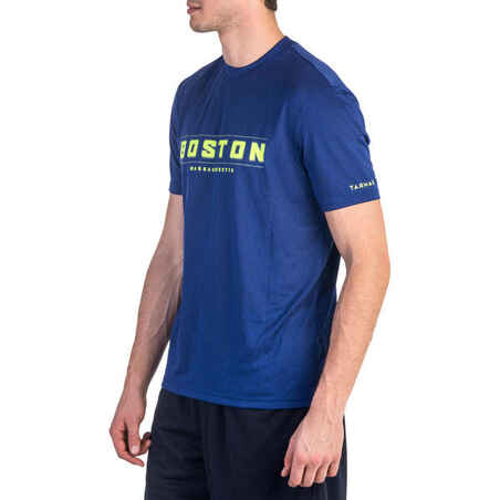 Fast Boston Intermediate Basketball T-Shirt - Blue/Yellow