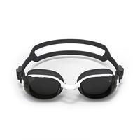 Crno - bele naočare za plivanje sa zatamnjenim sočivima