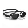 Swimming Goggles BFIT Smoked Lenses- BLACK/WHITE