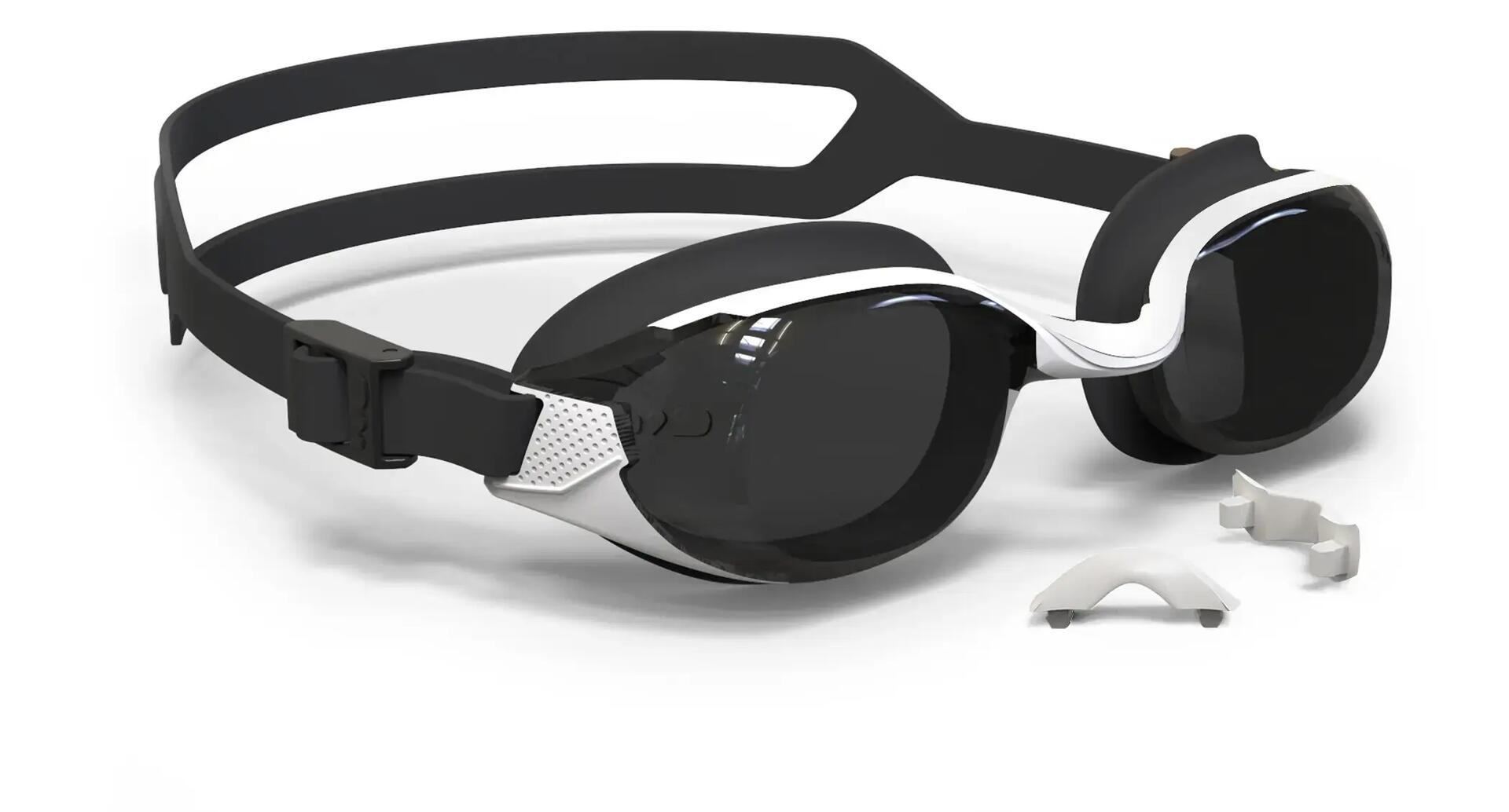 Yüzücü Gözlüğü BFIT - Siyah / Beyaz