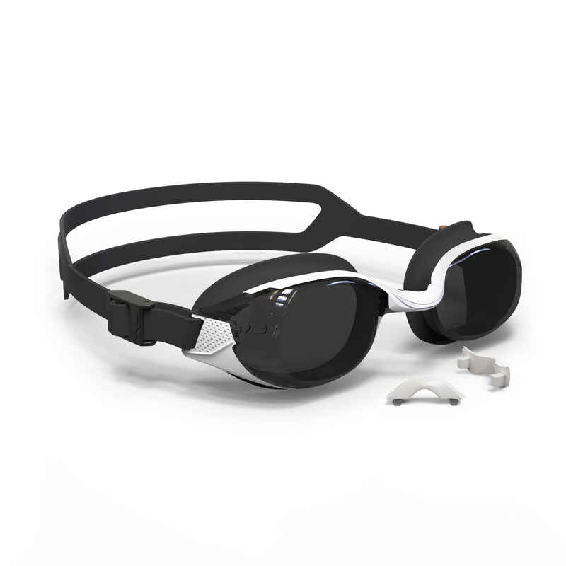 Swimming Goggles Smoked Lenses BFIT black white