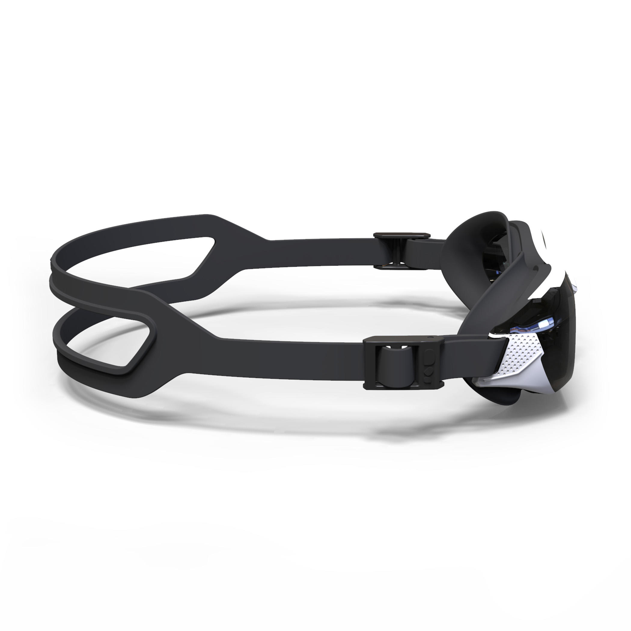 ОЧКИ ДЛЯ ПЛАВАНИЯ С ДЫМЧАТЫМИ ЛИНЗАМИ ЧЕРНО-БЕЛЫЕ BFIT NABAIJI