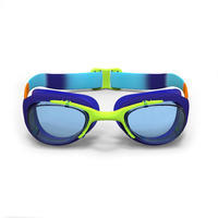 Lunettes De Natation - Xbase Dye S Verres Clairs - Bleu Orange