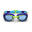 Plavecké brýle Xbase velikost S modro-oranžové se světlými skly