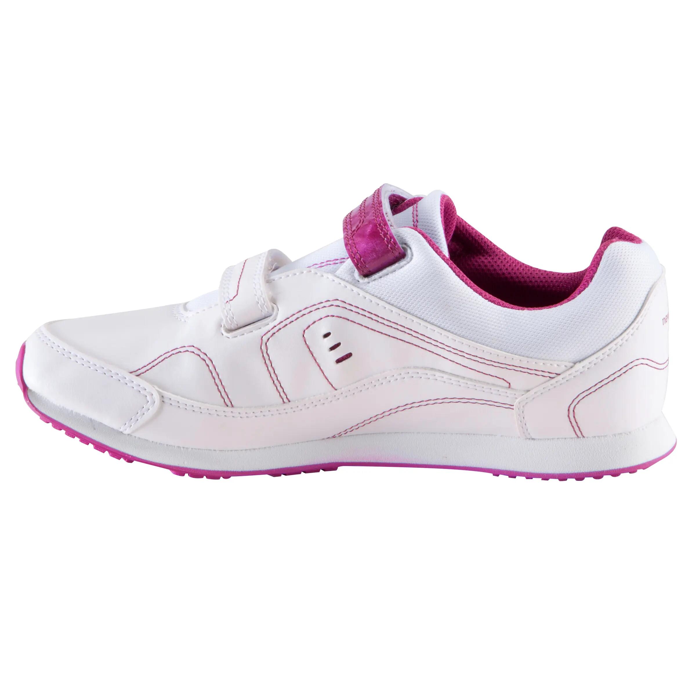 Skuli children's walking and school sports shoes - white/pink 3/17