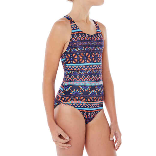 
      Maillot de bain de natation 1 piece fille Leony Plum bleu
  