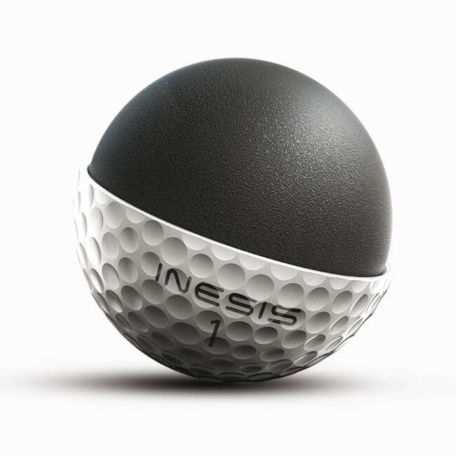 INESIS Soft 500 Matt White Golf Ball x12 Decathlon