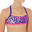 Brassière de natation fille ultra résistante au chlore Jade jun violet