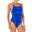 Maillot de bain de natation une pièce femme Kamiye+ bleu vert