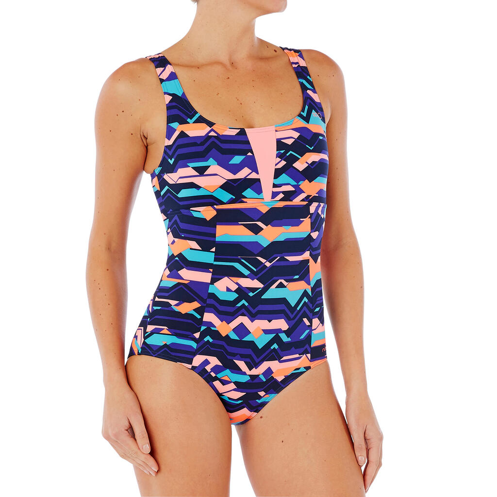 Karol One-Piece Women's Aquafitness Swimsuit - Zizza Pink