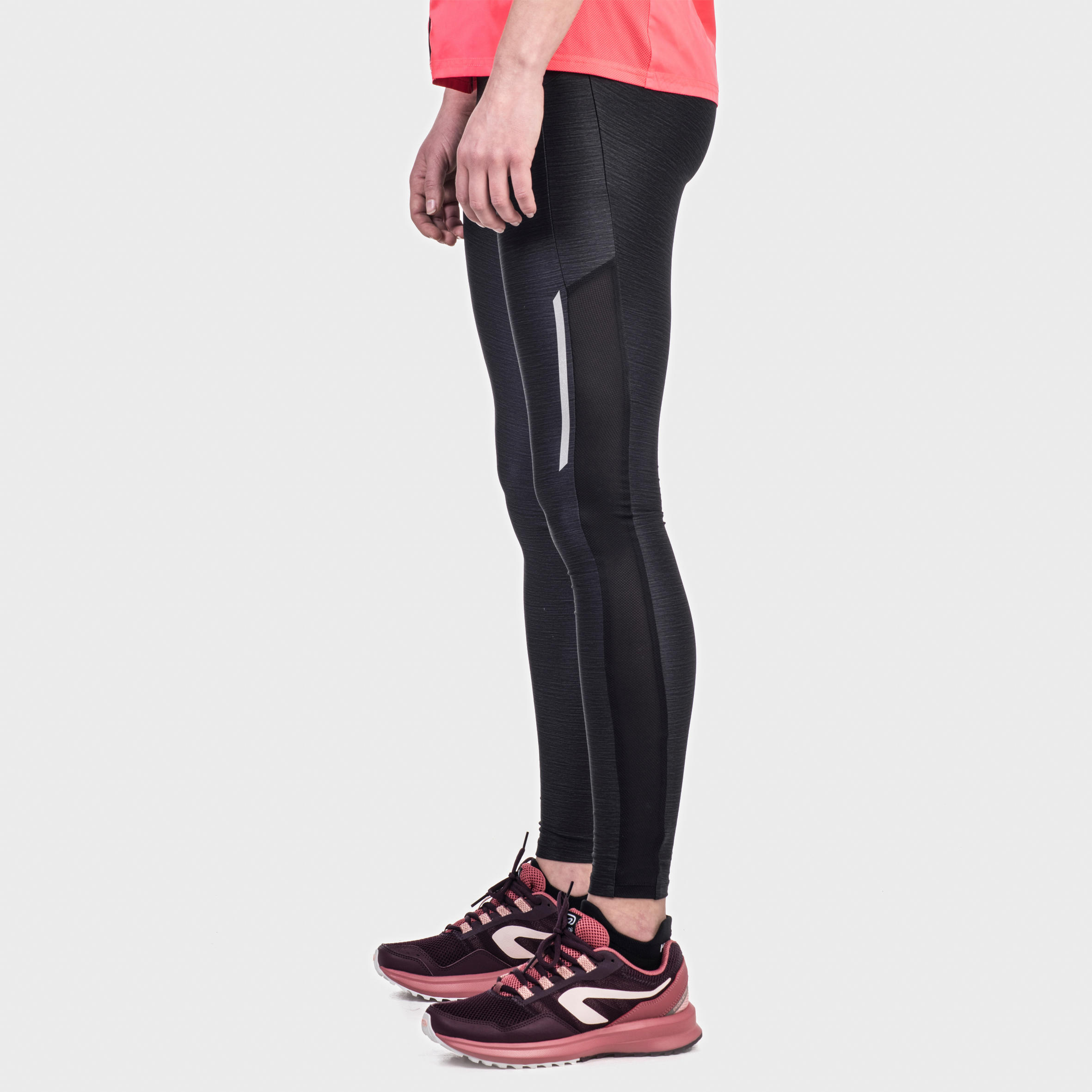 Second Life - Women's Jogging Tights Run Dry+ - Mottled Black  - EXCELLENT 5/6