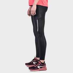 Women's Jogging Tights Run Dry+ - Mottled Black 