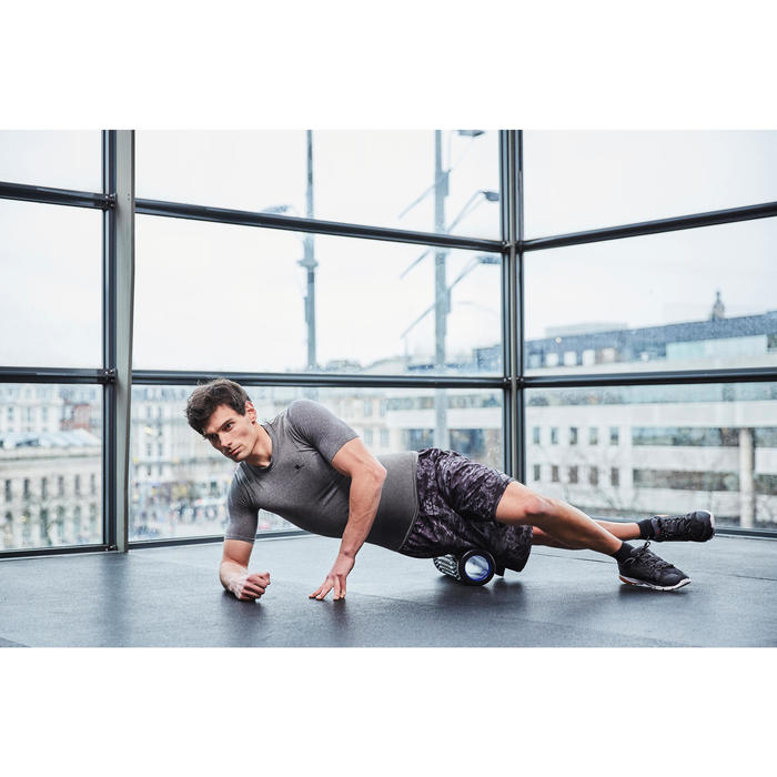 Rodillo de masaje, automasaje FOAM ROLLER HARD Domyos Decathlon