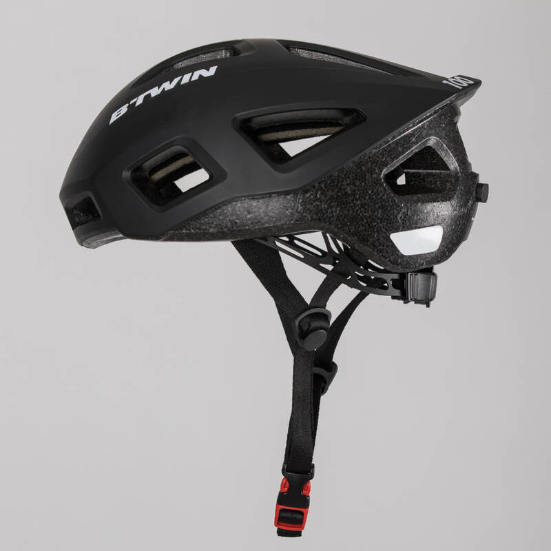 Casco de ciclismo en carretera negro Roadr 500 - Decathlon