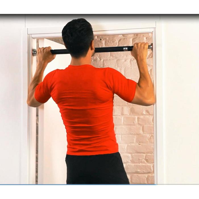 Barre de traction de musculation Pull up bar 100 cm DOMYOS Decathlon