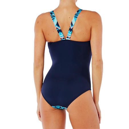 Plavi jednodelni kupaći kostim za žene VEGA