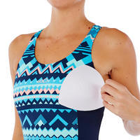 Plavi jednodelni kupaći kostim za žene VEGA