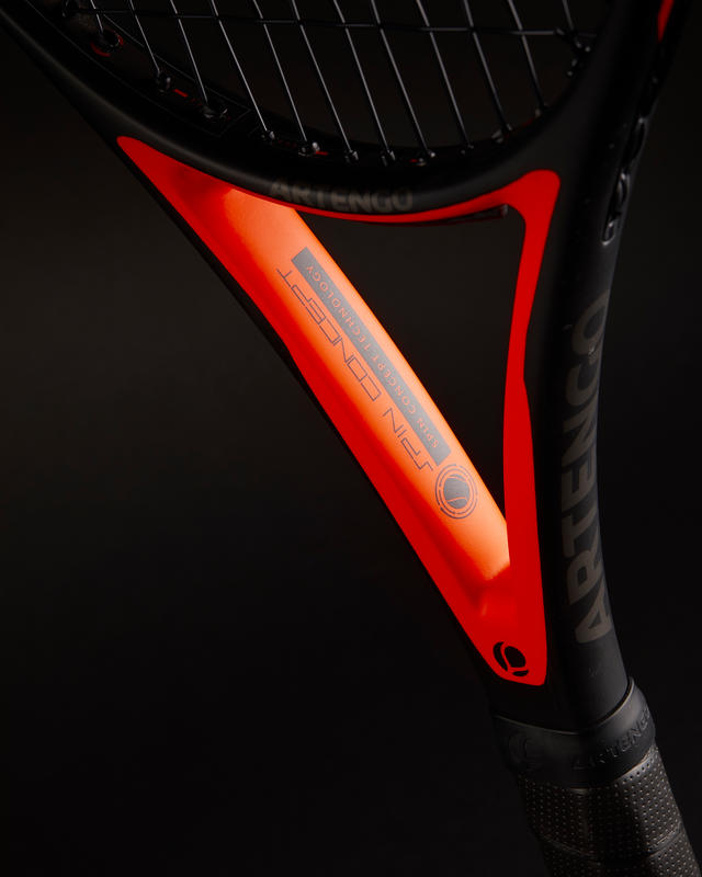 Adults' Tennis Racket TR990 Pro - Black/Orange