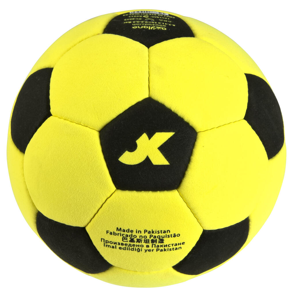 Iekštelpu filca futbola bumba — dzeltena