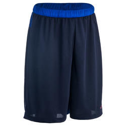 SHORT SH500 DE BASKETBALL POUR HOMME CONFIRME BLEU CHINE/BLEU