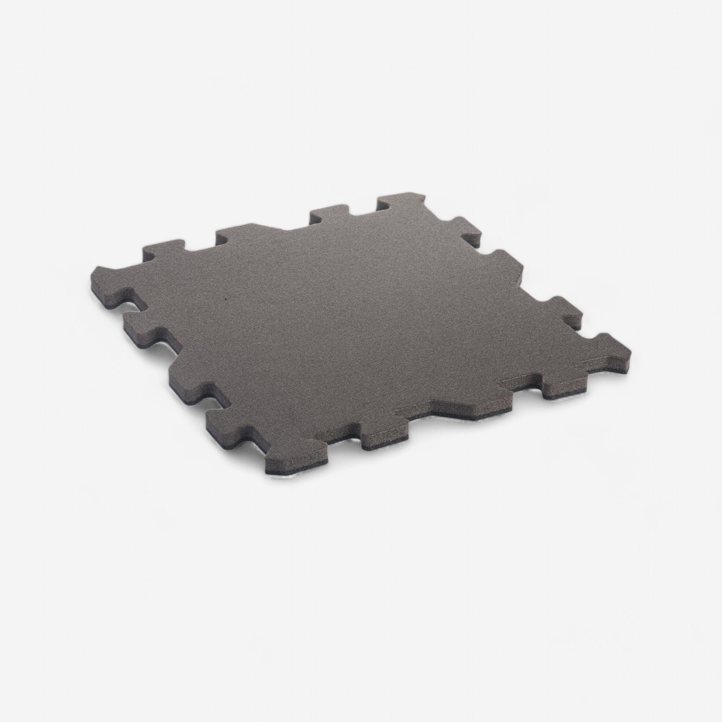 DOMYOS Tappetino baby ginnastica 500 grigio scuro 33x33x1,4 cm