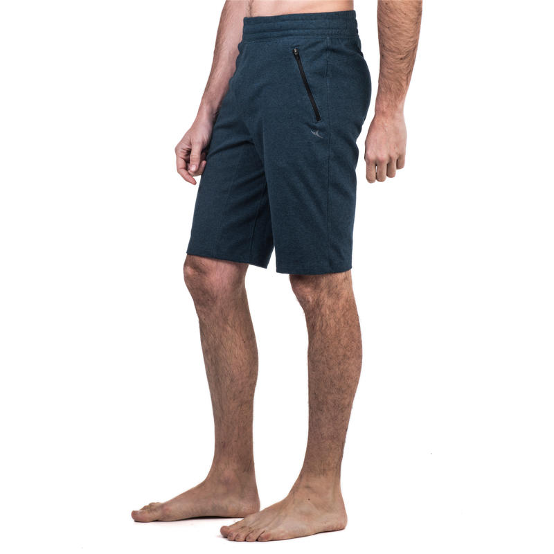 520 Diz Ustu Pilates Sortu Erkek Lacivert Domyos By Decathlon