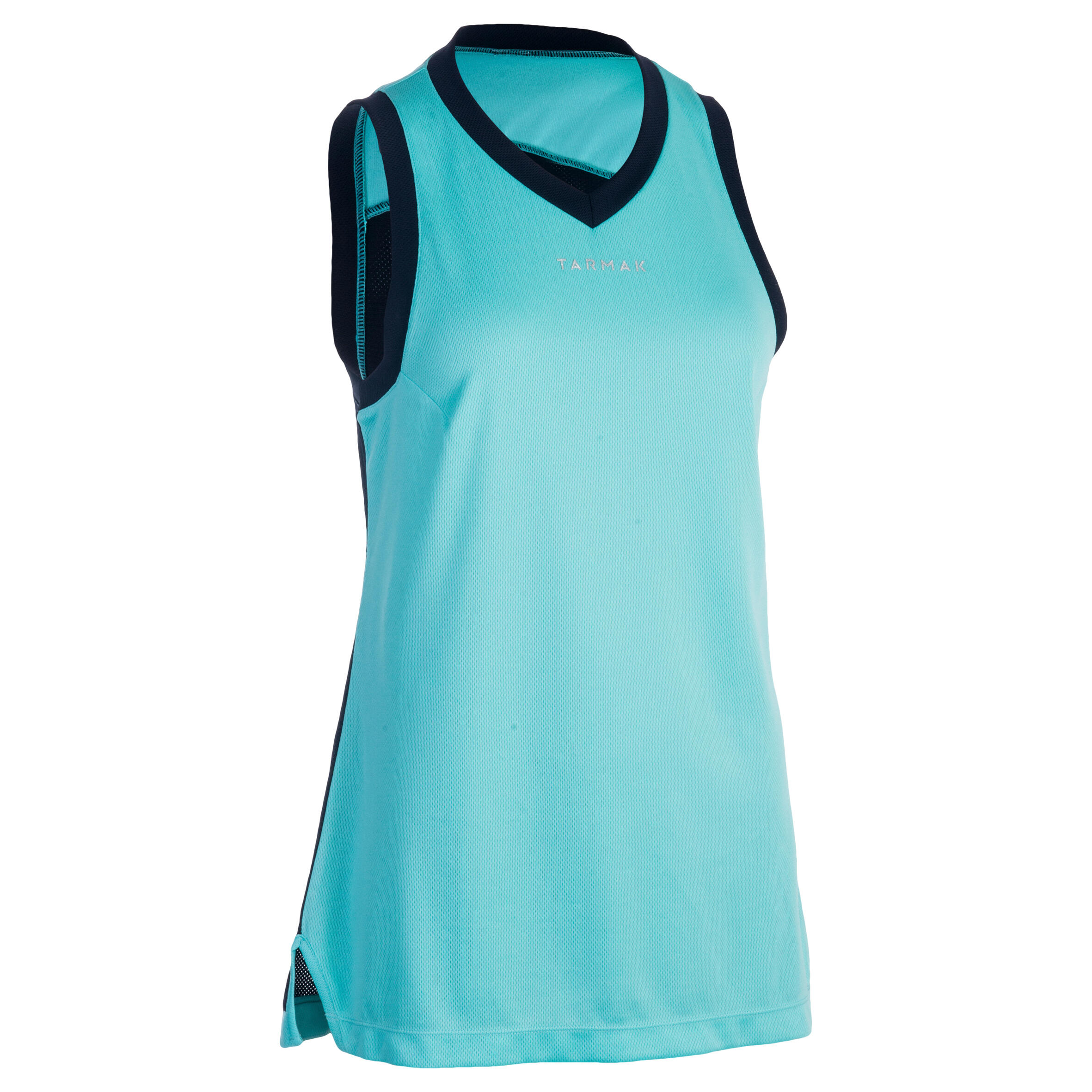 

Women's Tank Basketball T500 -TURQUOISE NAVY -  By TARMAK | Decathlon, Blue