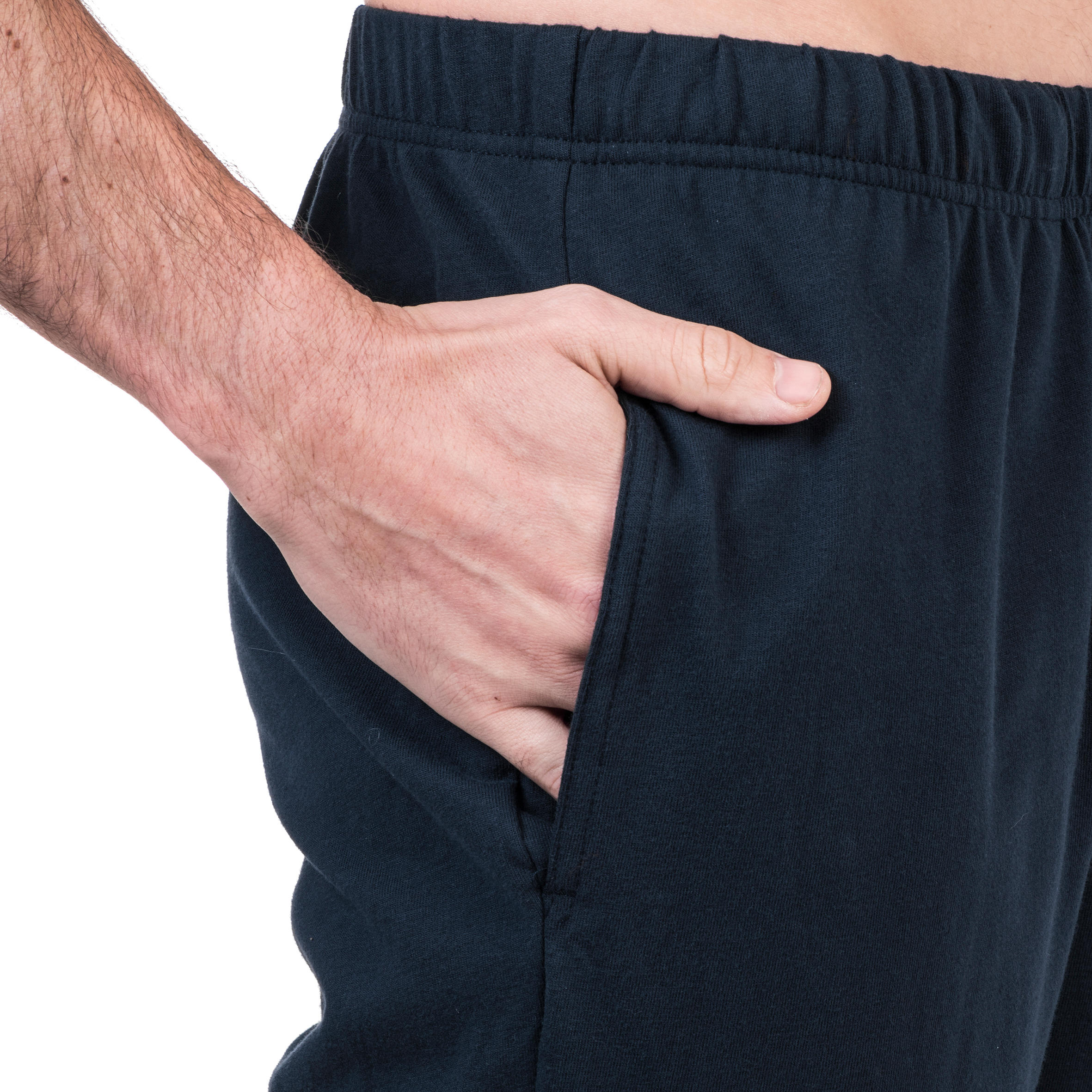 

100 Regular-Fit Gentle Gym & Pilates Bottoms - Navy Blue