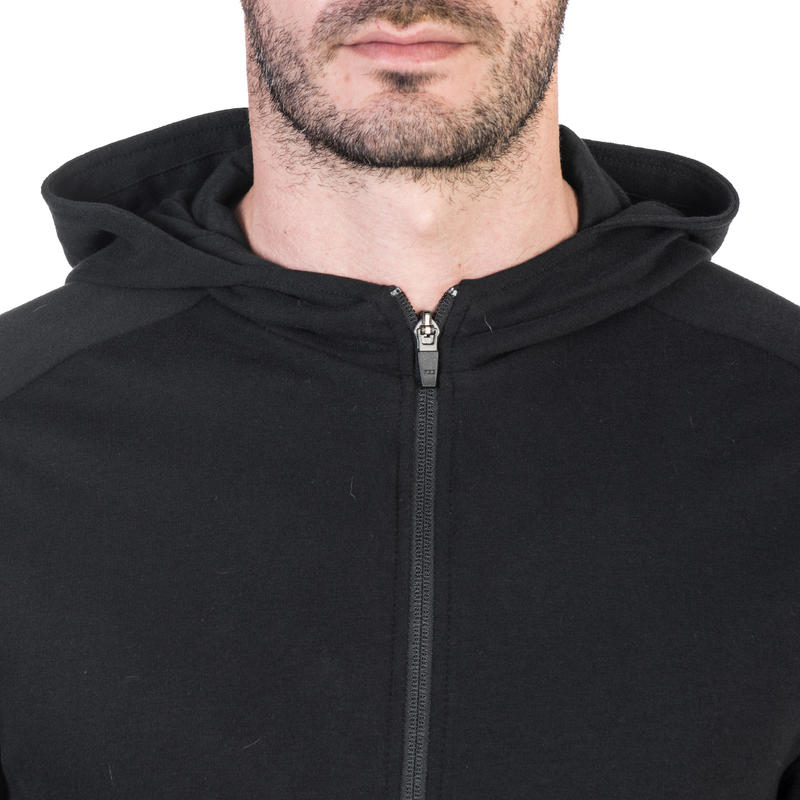 500 Kapusonlu Pilates Esofman Ustu Erkek Siyah Domyos By Decathlon