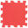 Tappetino baby ginnastica 500 rosso 33x33x1,4 cm